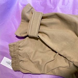 NWT Frankie Shop Tab Cuff Jogger Camel